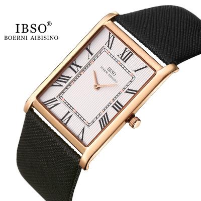 China New IBSO Water Resistant Rectangle Quartz Watches For Men's Wrist for sale