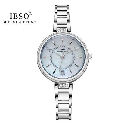 China Water Resistant IBSO Style Retro Style Luxury Custom Wrist Watches Women Elegant Other Quartz Watches for sale