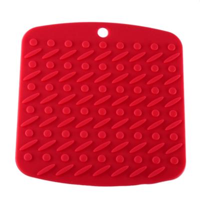 China Viable Heat Resistant Flexible Tripod Mats Non Slip Silicone Drying Mat for sale