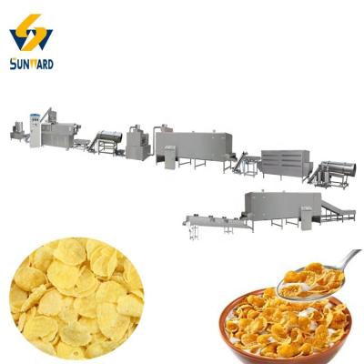 China breakfast cereal making machinery automatic corn flakes maker for sale