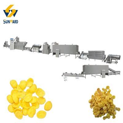 China Breakfast Cereal Corn Flakes Machinery Honey Frosted Flakes Manufacturing Line Machine Plant Equipment for sale