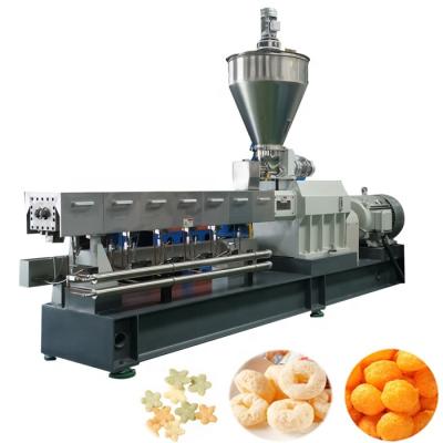 China 300 kg/h - 500 kg/h Crispy Corn Puff Snack Extruder Machine Puffed Snack Production Line for sale