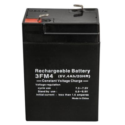 China Custom 6V 4AH 5ah 7ah multifunctional vrla rechargeable sealed lead acid batteries for sale