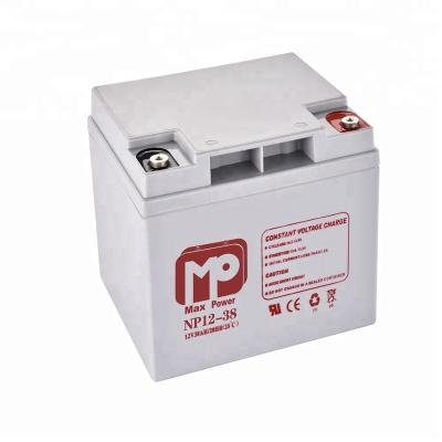 China Communication System Sealed Type AGM Battery 12V 38ah Deep Cycle Lead Acid Battery for sale