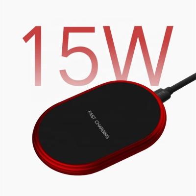 China S12 Cell Phone Wireless Charger 15W Mini Round Wireless Charging is suitable for fast charging Apple, Huawei and Samsung cell phones for sale