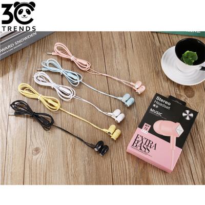 China 210408#Universal In-Ear Headphones Mobile Handsfree Music 3.5mm Earphone Wired Earphone for sale