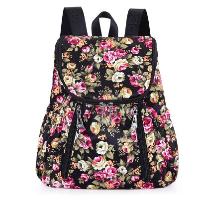 China Practical Printed Cute School Bag Korean Teenager Girls Rucksack Backpacks For Female Students for sale