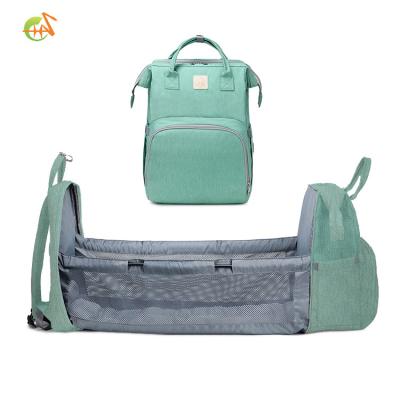 China High Quality Waterproof Outdoor Hot Luxury Baby Backpack Green Factory Selling Cute Diaper Bag Mummy Bag for sale