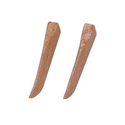 China Wood safer and more convenient wooden dental wedge with size four designed for the patient for sale