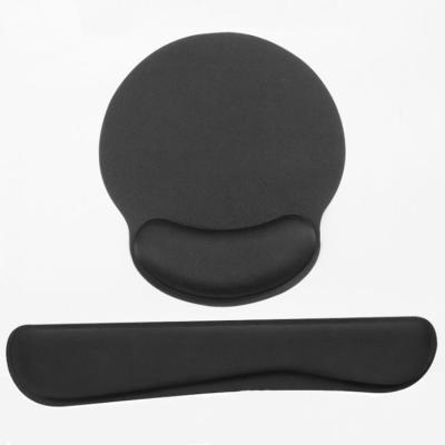 China Z&M Eco-friendly Material Custom Wrist Rest For Computer Keyboard Support Memory Foam Set Mouse Pad for sale