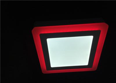 China Red Edge Square Led Panel SMD Surface Mounting 960 Lumens Three Light Modes for sale