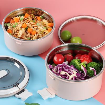 China Freshness Preservation Adult 2 Layers Double Wall 304 Stainless Steel Lunch Box Bento Box for sale