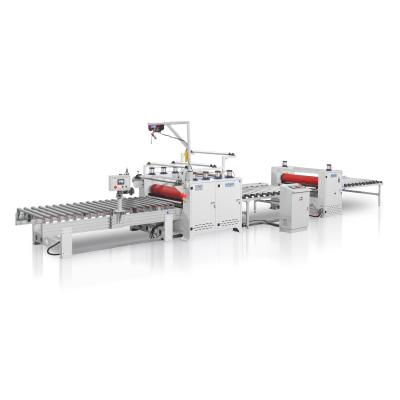 China Cold Glue Laminating Machine Production Line Semi Automatic water base glue machine for sale