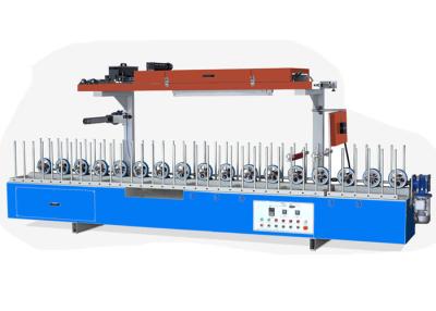 China Wood Veneer And Decorative Paint Paper Hot Glue Profile Wrapping Machine OEM for sale