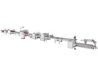 China 11kW Cold Gluing Laminating Production Line For Wall Panel for sale