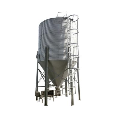 China Pig/Cow/Chicken Animal Auger Silo Poultry Hogs Home Equipment Easy Cleaning Hot-dip Galvanized Feeding Tower for sale