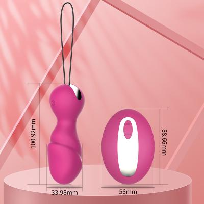 China Silicone+ABS Electric Toys Radio Smart Remote Women Silicone Love Eggs Bottom Vibrating Sex Vibrator for sale