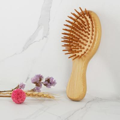 China Factory direct sale baby hair beech comb wooden hair brush baby cushion massage airbag brush newborn baby head care for sale