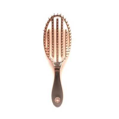 China Hot Selling Custom Cushion Logo Comb Light Weight And Strong Massage Your Hair And It's Hair Brush for sale