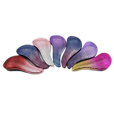 China Manufacturer custom plastic tangle free baby cushion natural magic wet quick straightener kid plastic hairbrush detangling free plastic hair brush for sale