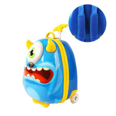 China Custom Unique 3d Strap Anti-theft Kids Animal Zoo School Luggage Backpack With Wheels for sale