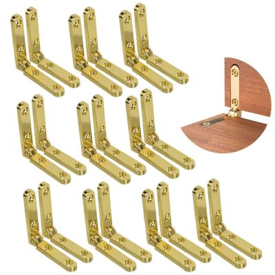 China 95 Degree Side Rail Zero Solid Zinc Alloy Hinge For Wooden Jewelry Case for sale