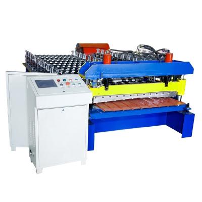 China Hotels Zinc Pneumatic Color Steel Roof Machine for sale