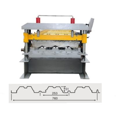 China Floor Deck Chain Roll Forming Machine Used Cutting Blade for sale