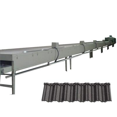 China Factory FX Color Stone Metal Coated Roof Tile Making Machine for sale