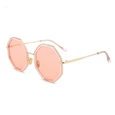 China Fashion Sunglasses 2021 Brand Designer Newest Polarized Sun Lenses For Women Metal High Quality Uv400 Sun Glasses for sale