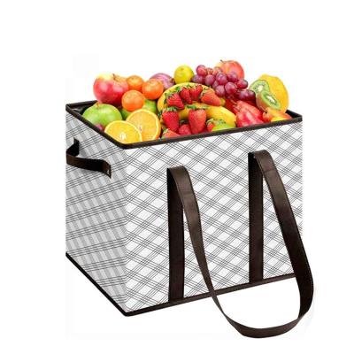 China Handled Reusable Grocery Bags and Storage Boxes and Heavy Duty Tote With Handles for sale