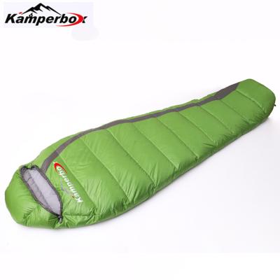 China Mummy Kamperbox Down Sleeping Bag Winter Sleeping Bag Camping Equipment Lightweight Sleeping Bag for sale