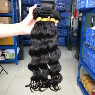 China Good Quality Virgin Human Hair Extension Natural Wave Hair Bundles Factory Price for sale