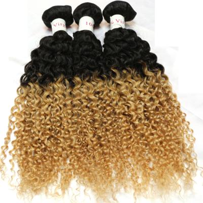 China Water Wave Ombre Hair Extensions 100% Human Unprocessed Virgin Hair For Brazilian for sale