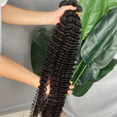 China Wholesale Price Glamoroushumanhair 100% Human Hair Virgin Deep Wave Soft And Straight Hair Deep Wave Bundles 40 Inch Good Quality Indian Hair for sale