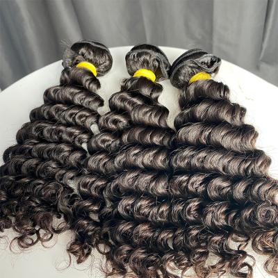 China Fascinating Deep Wave Promotions Cuticle Aligned Raw Virgin Hair 7A High Quality Indian Malaysian Deep Wave Bundles 14 Inches Tall Grade for sale