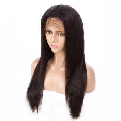 China Silky soft no tangle& Shedding Cheap 150% Density 22 Inches Cuticle Aligned Human Hair 100% Straight Lace Front Wigs for sale