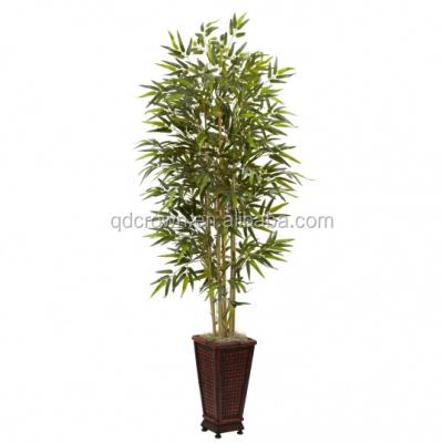 China Western Minimalist Simulation Outdoor Unique Decorative Plants Christmas Promotion Silk Artificial Bamboo Tree For Decoration for sale