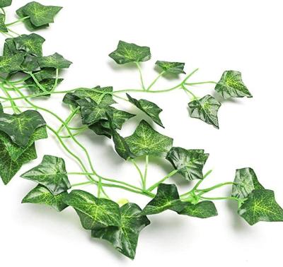 China Factory Direct Selling Vines Decorative Cheap Wholesale Minimalist Foliage Garland Artificial Ivy Vine for sale