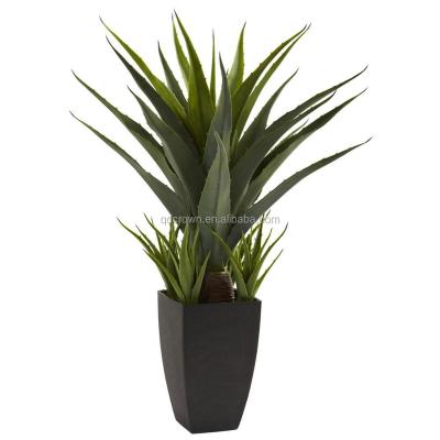 China Eco-friendly UK Stem Agave Plant Potted Plants For Sale Outdoor Artificial Agave Large Tree for sale