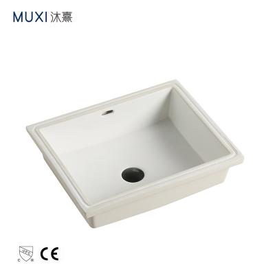 China North America Traditional cUPC Easy Clean Sink Under Mount Bathroom Sinks Rectangle Lavabo Sinks For Bathroom Hotel for sale