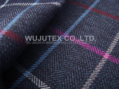 China TRW 58% polyester 32% rayon 10%wool yarn dyed herringbone fabirc Item no. WJY5238-1 for sale