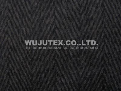 China 550g/sm Herringbone Winter Good Quality Twilled Woolen Fabric 50% Wool, 50% Polyester for sale