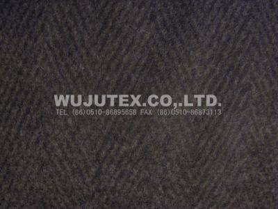 China Good Quality 550g/sm Herringbone Weave Twilled Woolen Fabric 50% Wool, 50% Polyester for sale