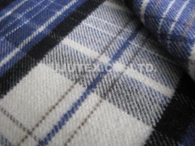 China Soft Handfeel Light Brushed Twill Weave Yarn Dyed 100% Dyeing Acrylic Fabric for sale