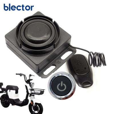 China E-Bike Blector Lost Shock Speaker Remote Control Bicycle Anti Theft Alarm Warning Bike for sale