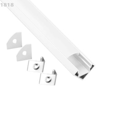 China ZM1818 Decorations PVC Profile For Led Bar , Flexible Led Strip Light Profile Aluminum Channel Spot for sale