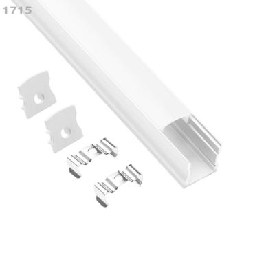 China Decorations Aluminum Front Edge Lighted Profile For 17mm Led Strip Light Led PCB for sale