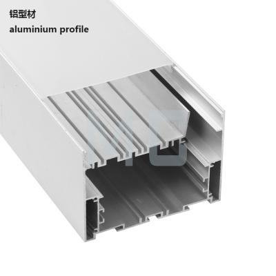 China Super Large LED Strip Lightness Aluminum Channel Aluminum Profile 100mm Wide Linear Lighting Profile for sale