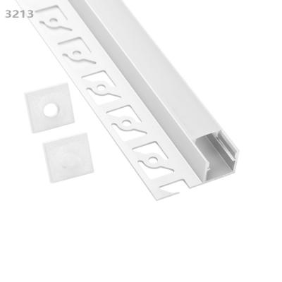 China Decorations Gypsum Aluminum Profile For Led Plaster Aluminum Profile For Led Strips for sale